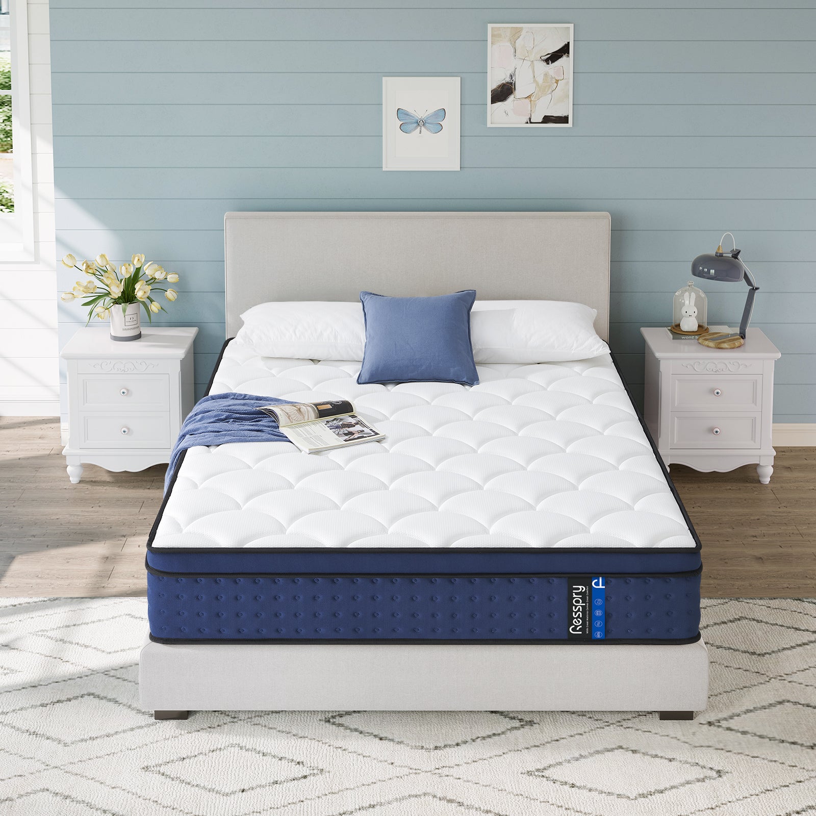 Resspry 12 Inch Hybrid Medium Firm Mattress