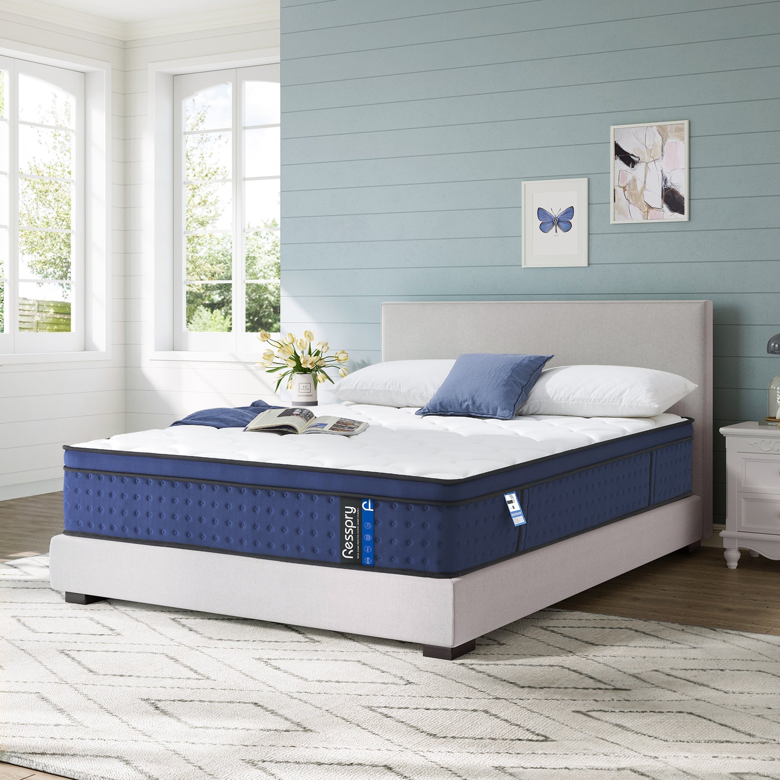 Resspry 12 Inch Hybrid Medium Firm Mattress