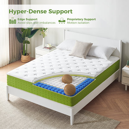 Resspry 26cm Hybrid Pocket Sprung Memory Foam Mattress